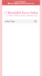 Mobile Screenshot of beautifulfacessalon.com